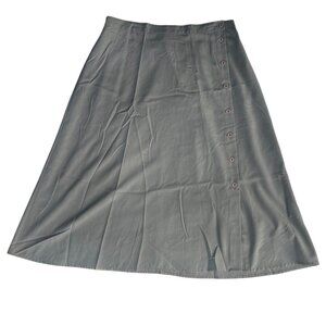 Kates By/Par Sheila Green Long Skirt with Button Front VINTAGE